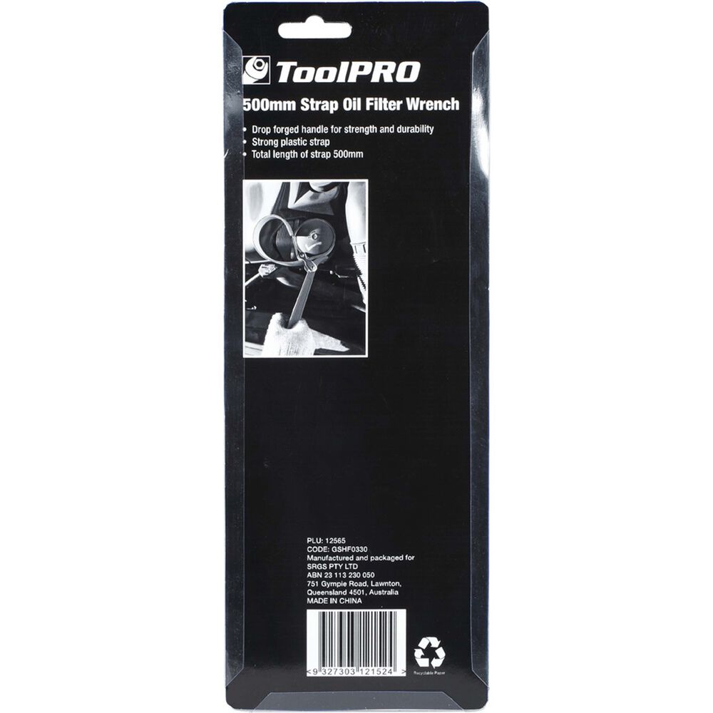 ToolPRO Oil Filter Wrench Strap 500mm Supercheap Auto