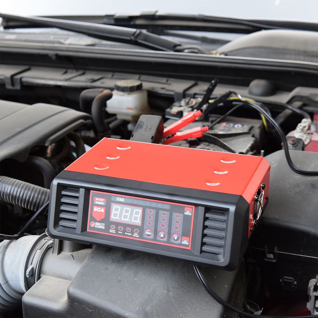 SCA 7 Stage Battery Charger 6/12V 2/5/10 Amp, , scaau_hi-res