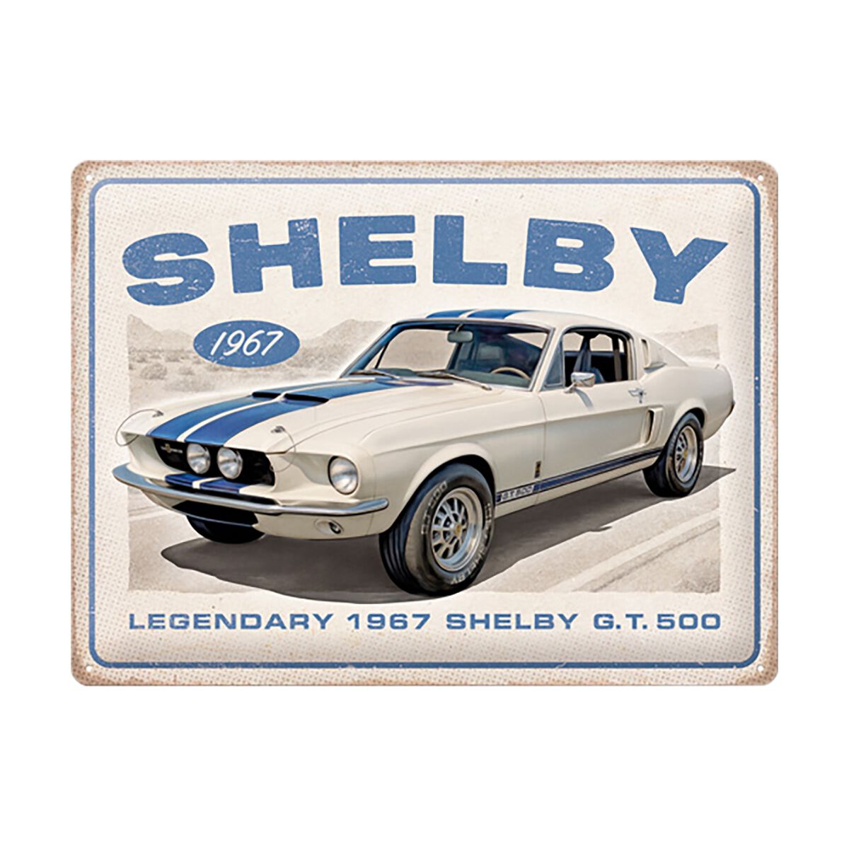 Nostalgic-Art Tin Sign 20x30cm Shelby Cobra Snake, , scaau_hi-res