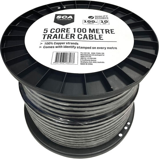 SCA Trailer Cable 5 Core Per Metre Supercheap Auto