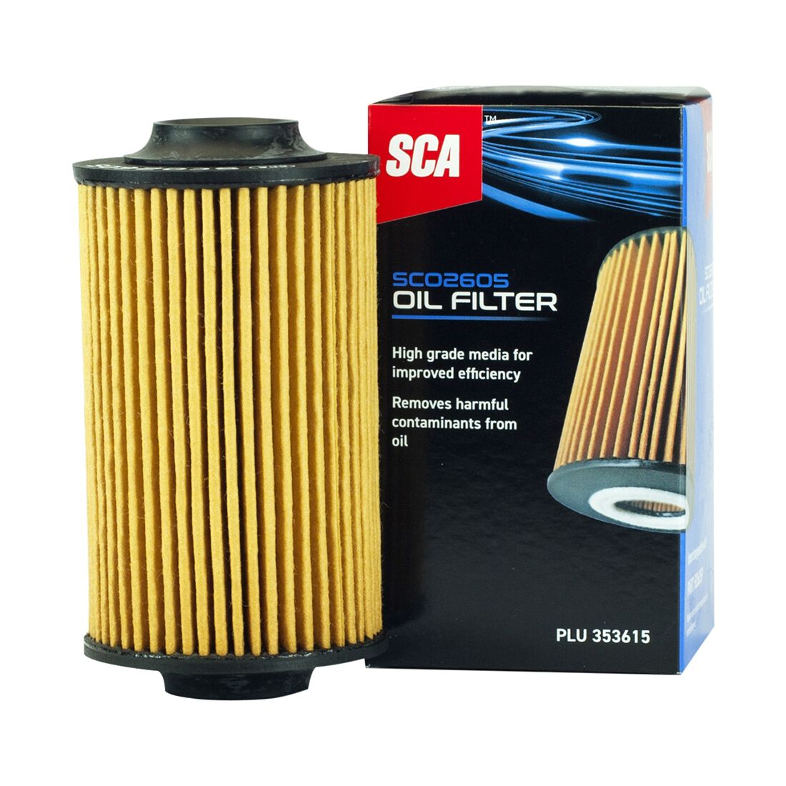 SCA Oil Filter SCO2605 (Interchangeable with R2605P), , scaau_hi-res