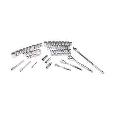 ToolPRO Socket Set 1/4, 3/8 & 1/2" Drive Metric/SAE 81 Piece, , scaau_hi-res