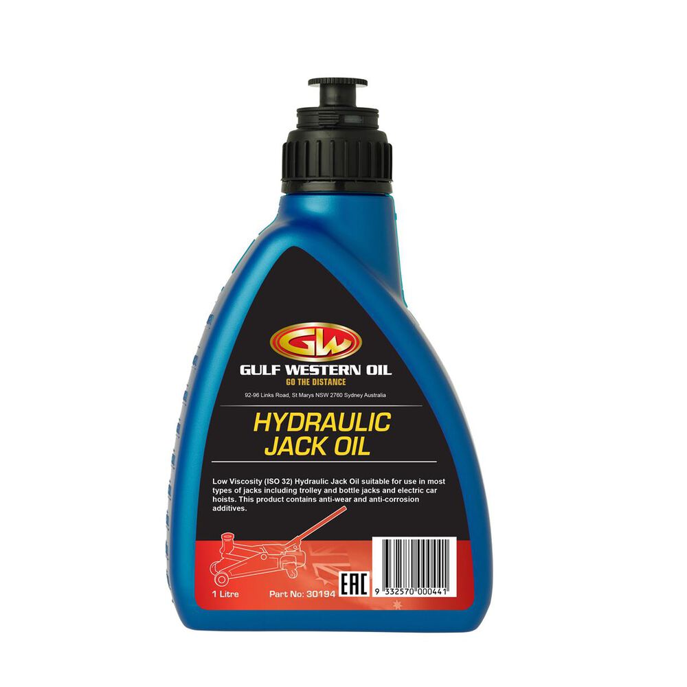 Gulf Western Hydraulic Jack Oil ISO 32 1 Litre Supercheap Auto