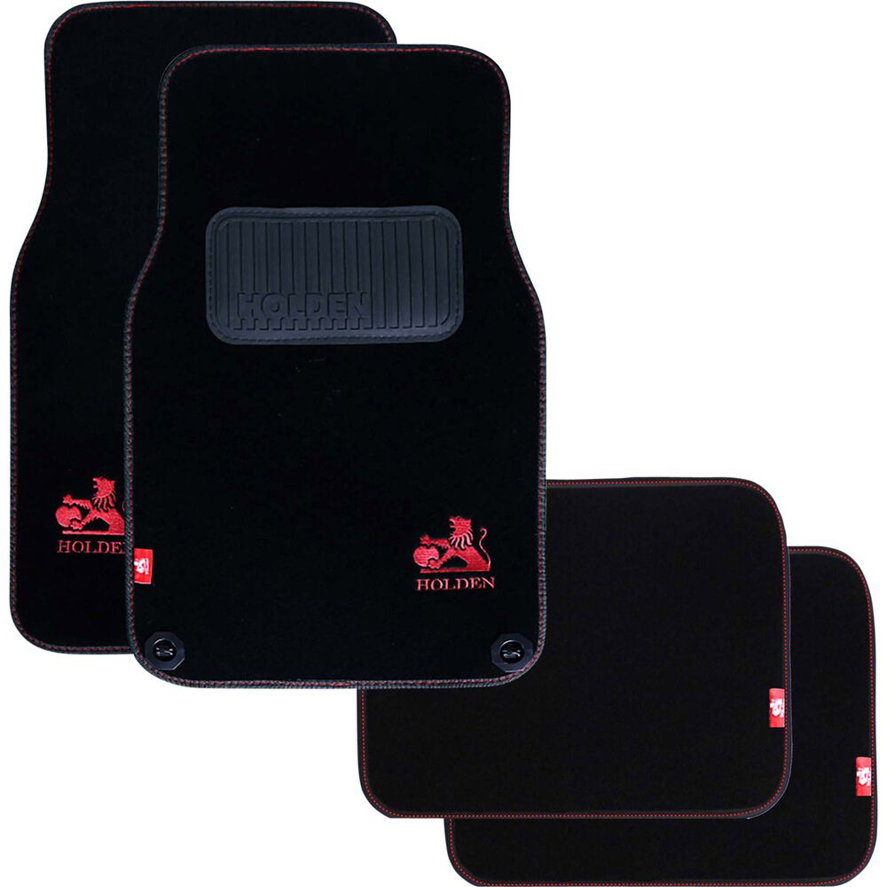 Holden Car Floor Mats Carpet Black Set Of 4 Supercheap Auto