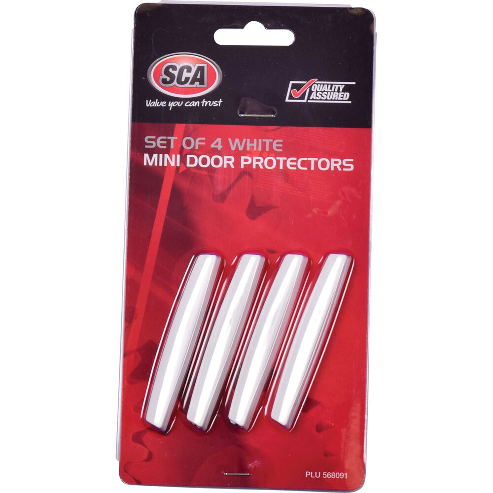 Mini Door Protector 4 Pack White Supercheap Auto