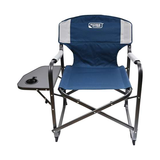Ridge Ryder Director Side Table Chair - Navy, , scaau_hi-res