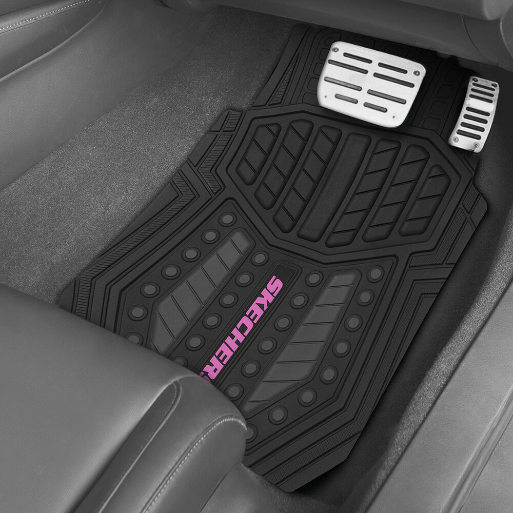 Skechers Hyper Pillar Floor Mats Black/Purple Front Pair Supercheap Auto