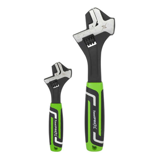ToolPRO-X Adjustable Wrench Set 2 Piece, , scaau_hi-res
