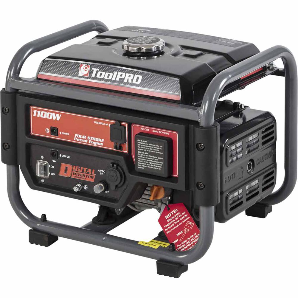 ToolPRO Digital Inverter Generator Open Frame, 1100W Supercheap Auto