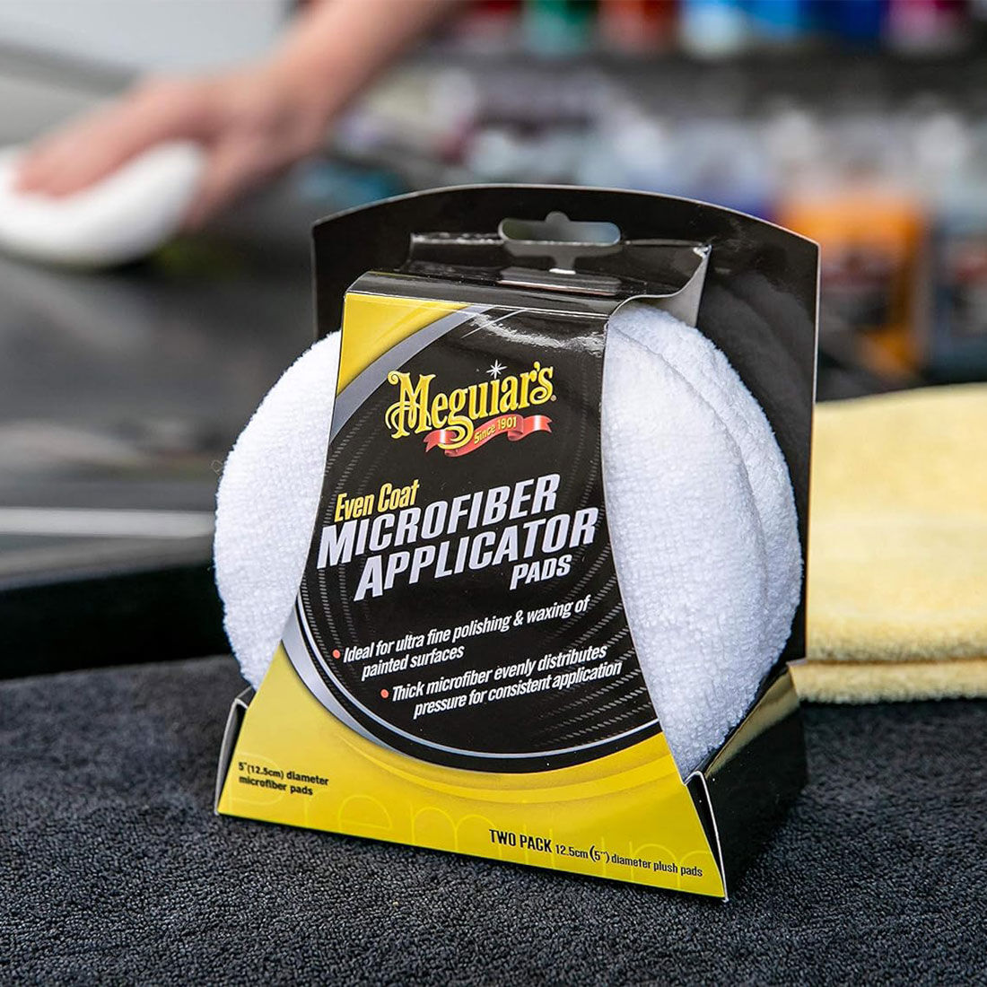 Meguiar's Even Coat Microfibre Applicator Pads 2 Pack, , scaau_hi-res