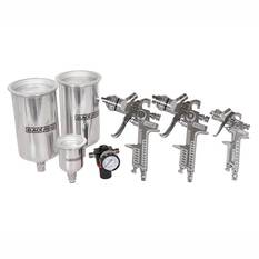 Blackridge Air Spray Gun Kit HVLP 4 Piece, , scaau_hi-res