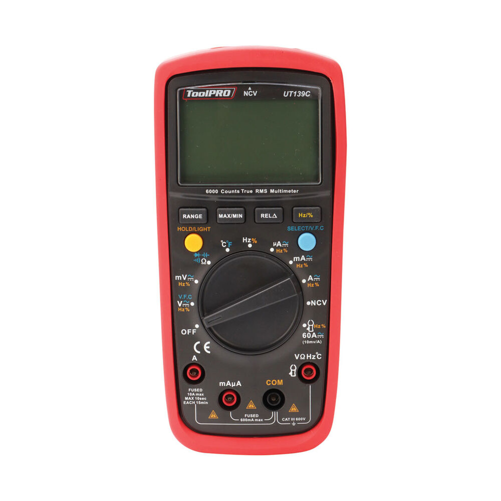 ToolPRO Multimeter Digital Professional, Auto Ranging Supercheap Auto
