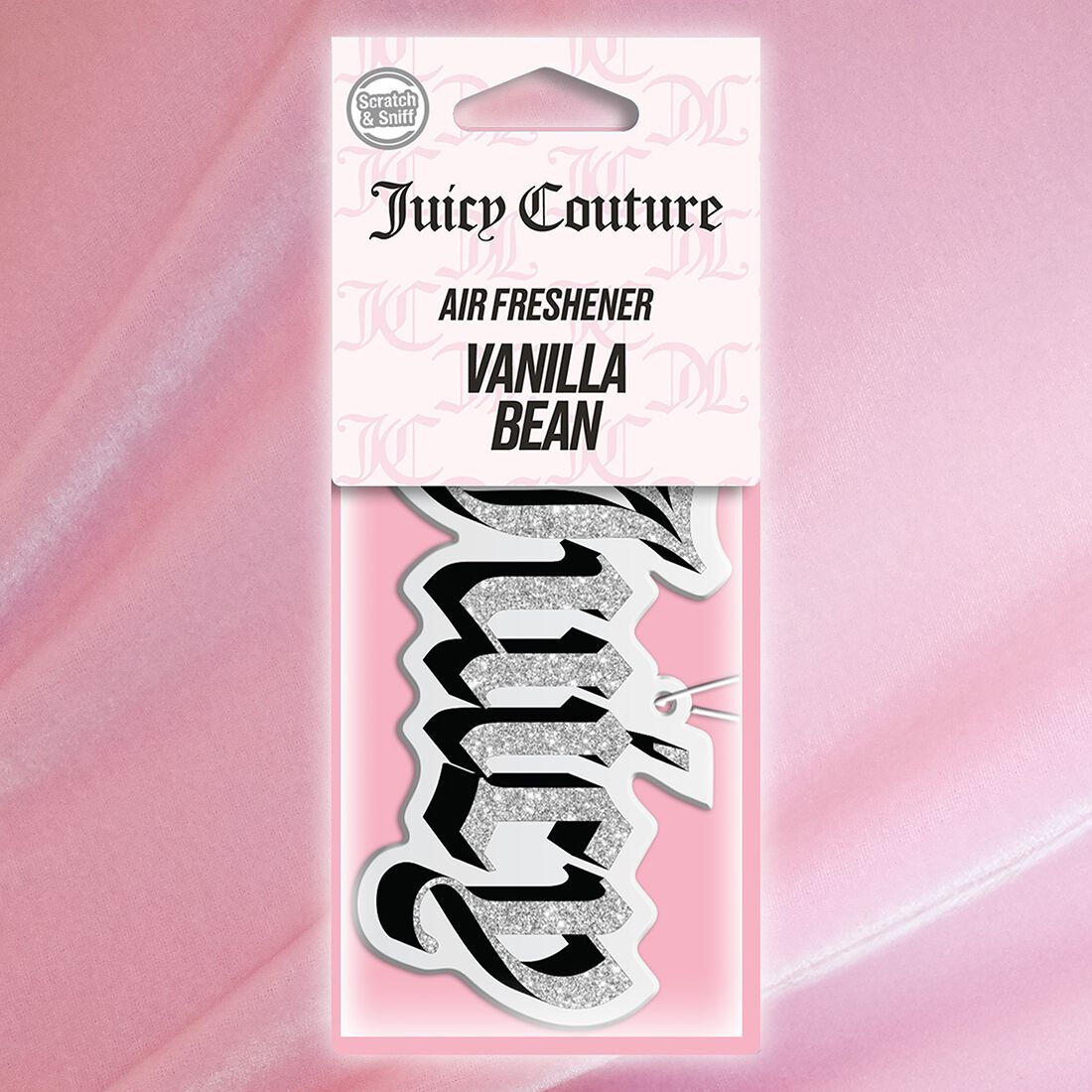 Juicy Couture Air Freshener - Glitter Logo Silver/Black, , scaau_hi-res