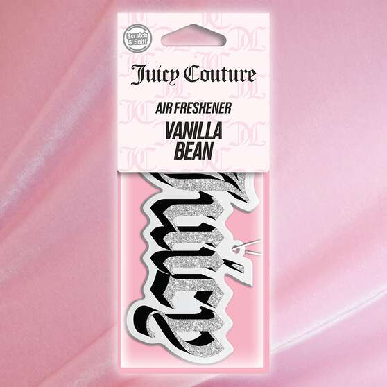 Juicy Couture Air Freshener - Glitter Logo Silver/Black, , scaau_hi-res