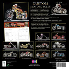 Custom Motorcycles 2024 Calendar Square, , scaau_hi-res