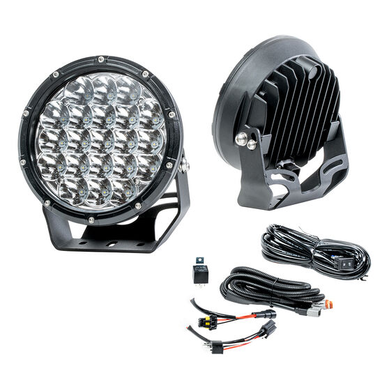 Enduralight LED Driving Light Kit w/ harness - 175mm 63W, , scaau_hi-res