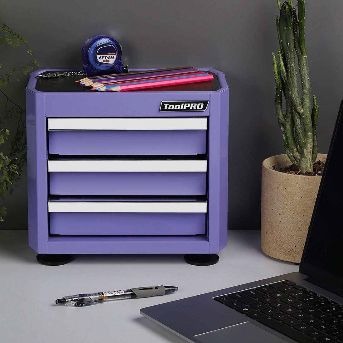 ToolPRO Mini Edge Tool Cabinet Lavender, , scaau_hi-res