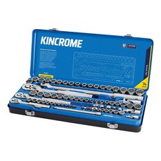 Kincrome Socket Set 1/4, 3/8 & 1/2" Drive Metric & SAE 74 Piece, , scaau_hi-res