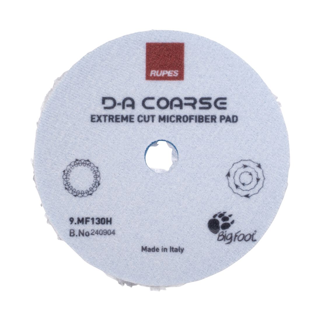 RUPES D-A Extreme Cut Coarse Microfibre Pad - 130mm, , scaau_hi-res