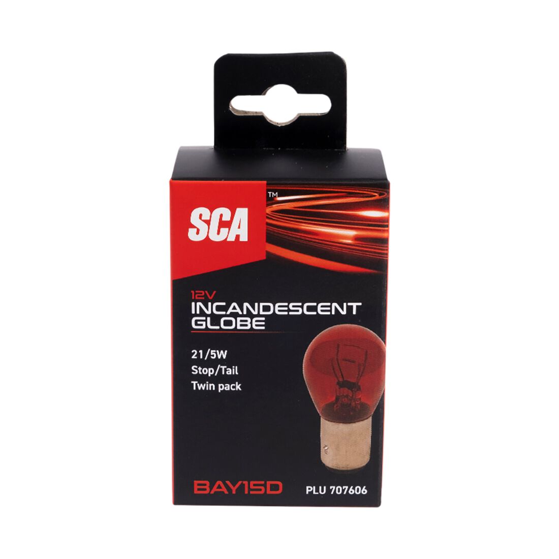 SCA Incandescent Globe - P21 12V 21/5W - 2 Pack, , scaau_hi-res