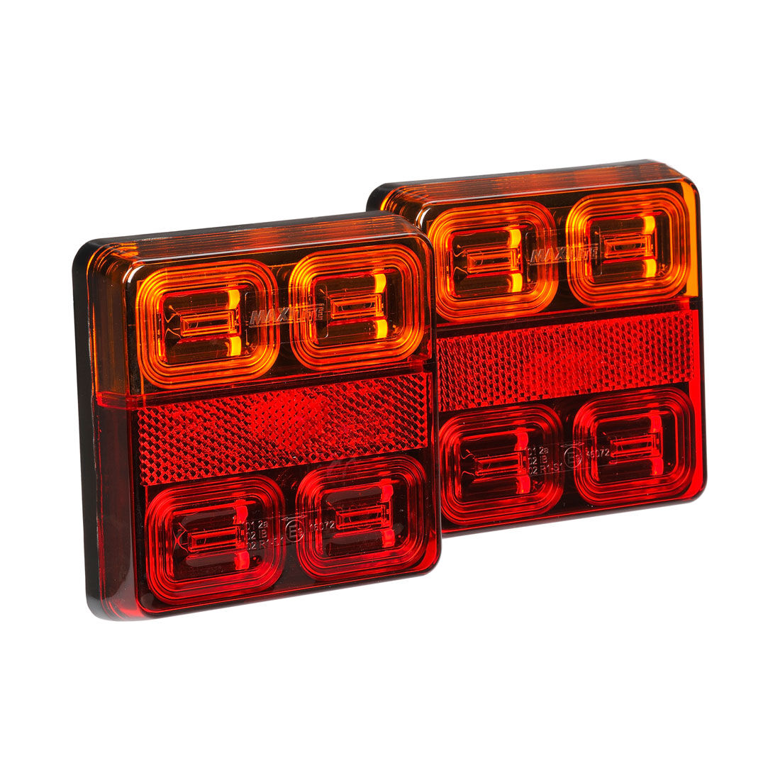 SCA Trailer Lamp LED 12V Square 2 Pack, , scaau_hi-res