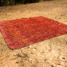 Snake Dreaming Repreve Travel Blanket Dot 150cm x 150cm, , scaau_hi-res