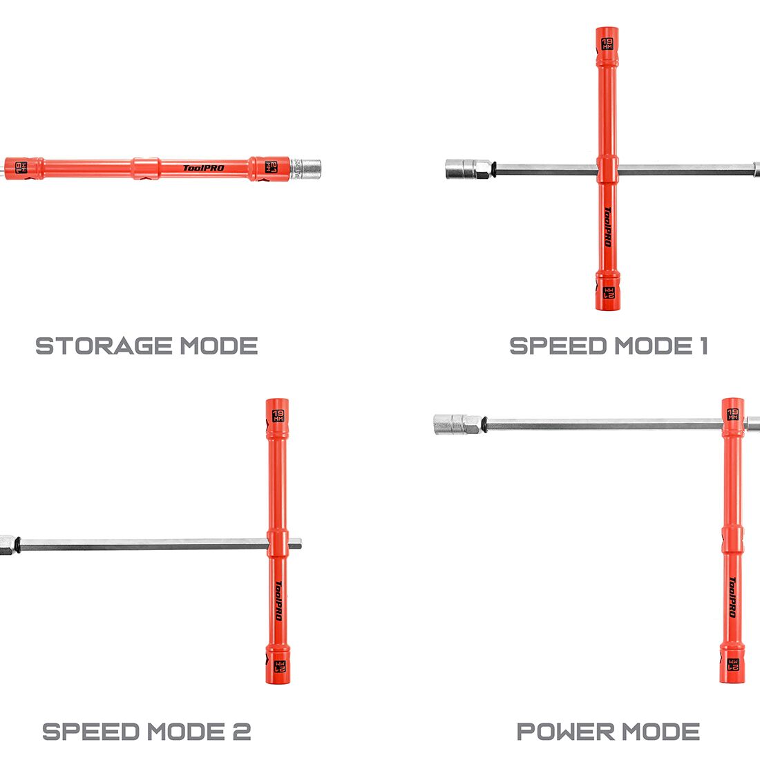 ToolPRO Power Cross Lug Wrench, , scaau_hi-res