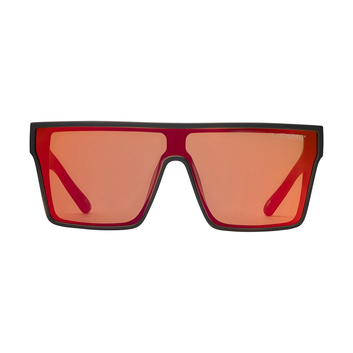 LOST Sunglasses Panorama Red Mirror Black Orange, , scaau_hi-res