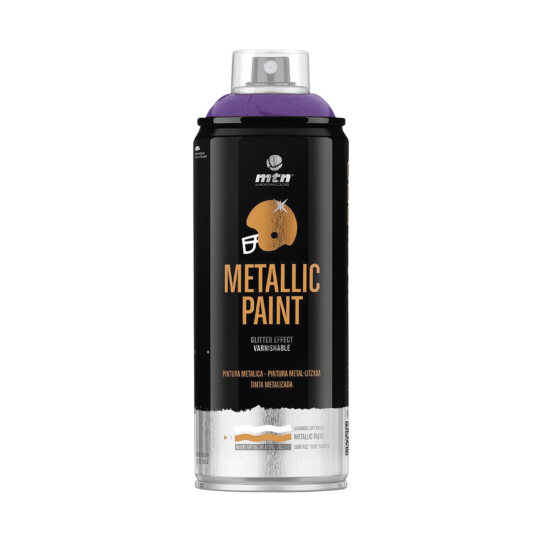 MTN Pro Metallic Violet Spray Paint 400mL, , scaau_hi-res