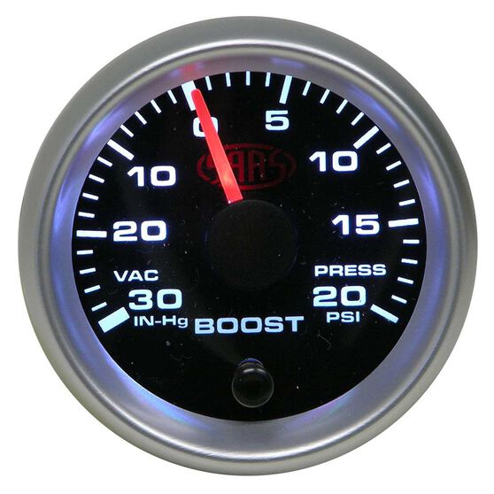 SAAS Boost Gauge Black 52mm Supercheap Auto