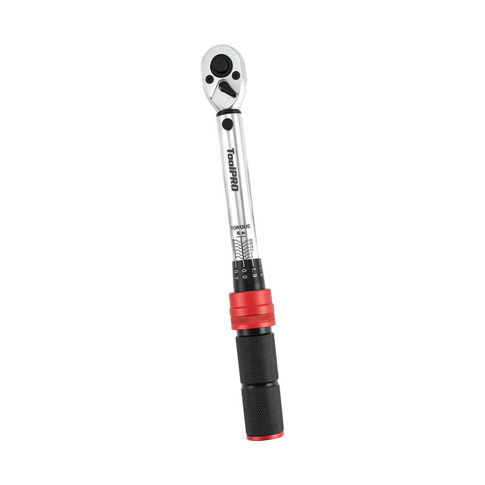 SwishTi Diamond-grip Torque Wrench 1/4" Drive – 1-25 Nm, 265mm, For Cycling, Automotive, DIY, Model 728D