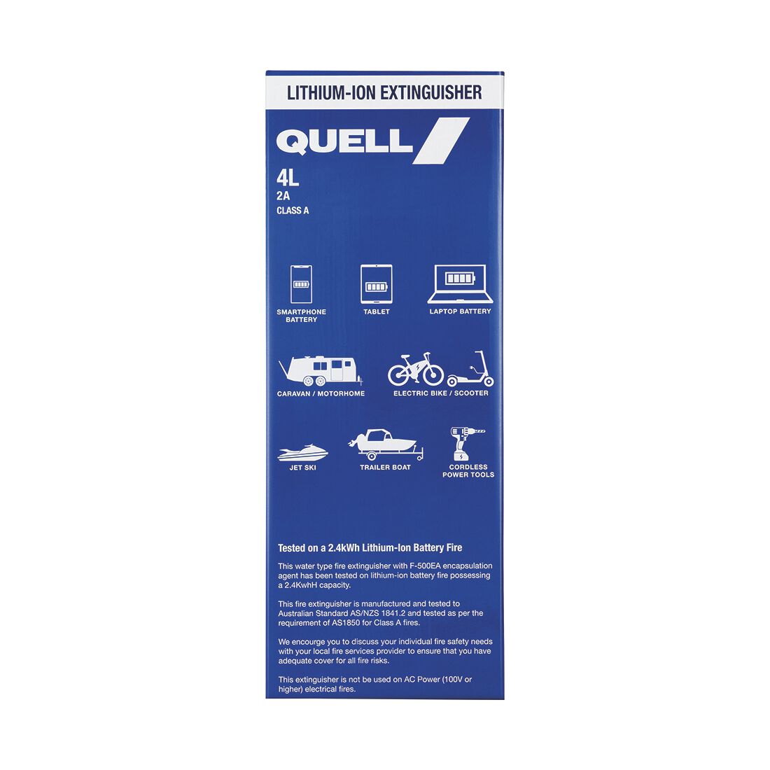 Quell Fire Extinguisher Lithium-Ion 4L, , scaau_hi-res