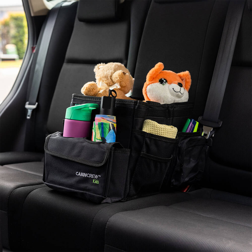 Cabin Crew Kids Backseat Organiser Black Supercheap Auto