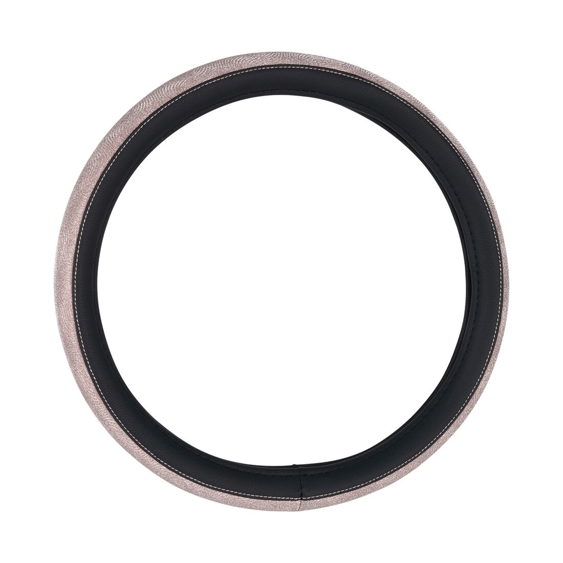 SCA Leather Look Steering Wheel Cover and Seat Belt Buddy Set Pink Shimmer, , scaau_hi-res