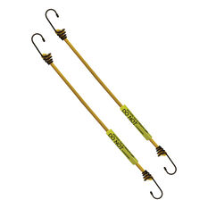 Gripwell Metal Hook Bungee Cord - 75cm, 2 Pack, , scaau_hi-res