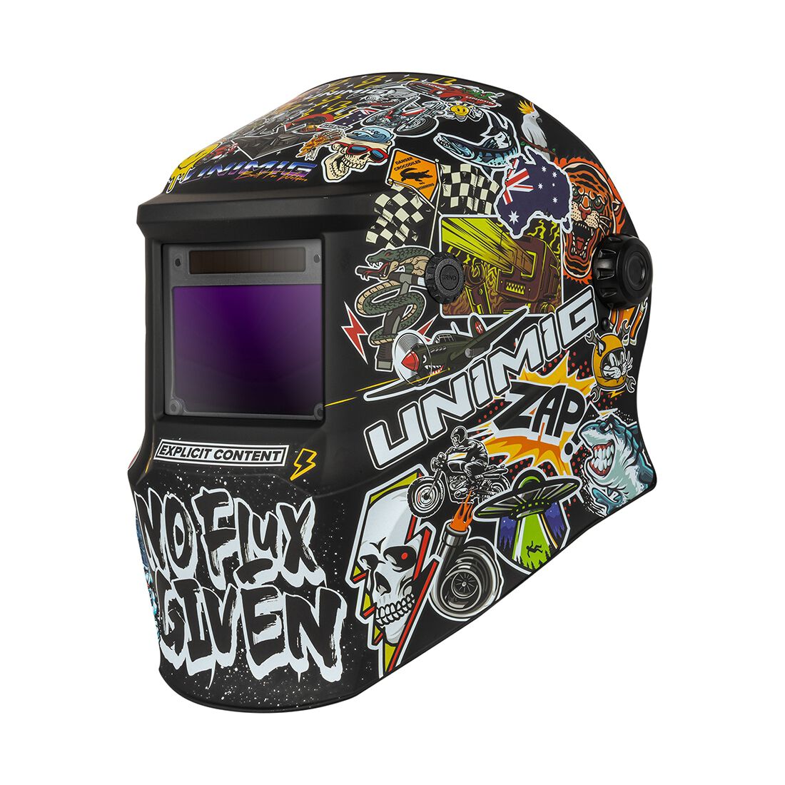 Unimig Impact Series Welding Helmet Chaos, , scaau_hi-res