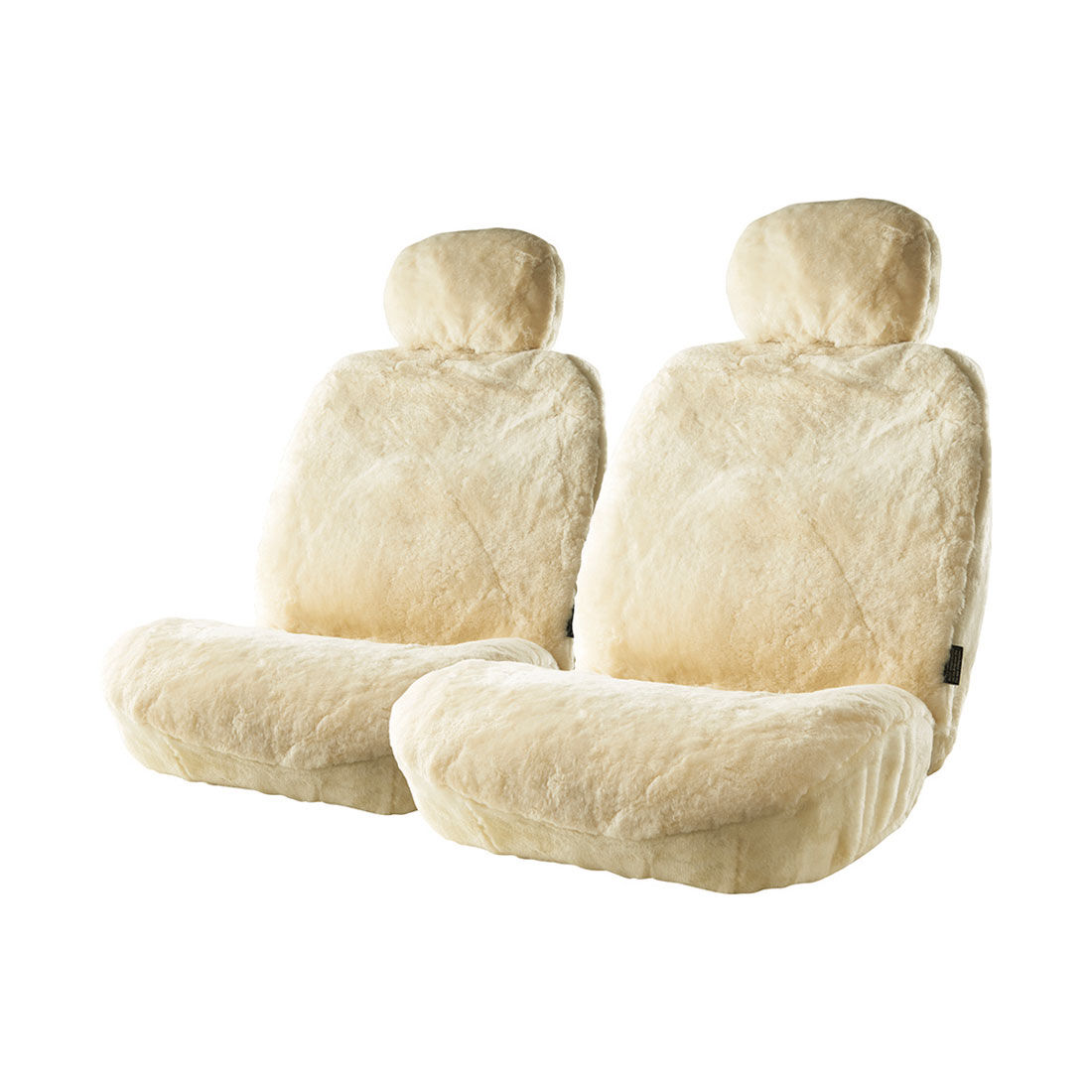 Gold CLOUDLUX Sheepskin Seat Covers Bone Adjustable Headrests Size 30 Front Pair Airbag Compatible Supercheap Auto