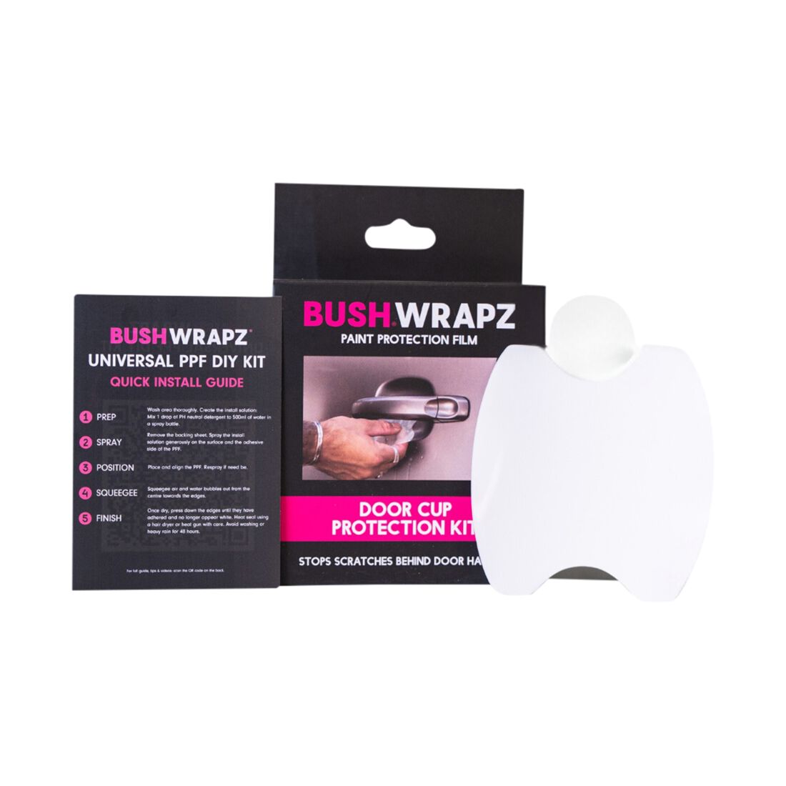 BushWrapz PPF Door Cup Kit, , scaau_hi-res
