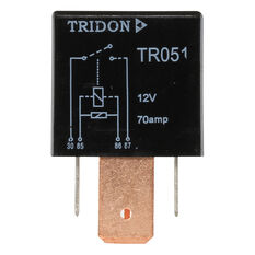 Tridon Relay - 12V 70 Amp 4 Pin, Non Outage - TR051PAC, , scaau_hi-res