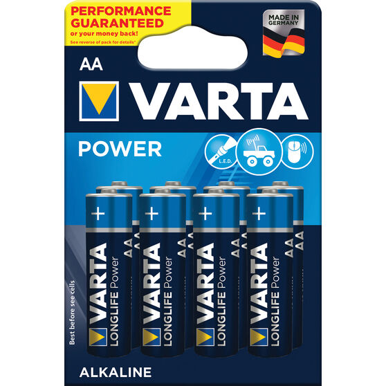 Varta Power Battery - AA, 8 Pack, , scaau_hi-res