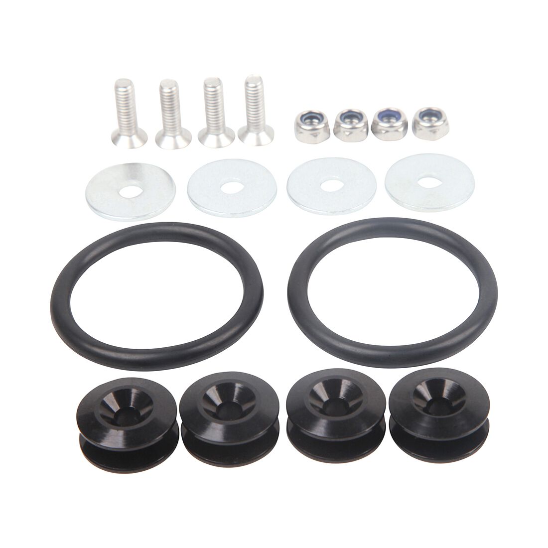 JDM Bumper Screws Pack w/ Ring - Black, , scaau_hi-res