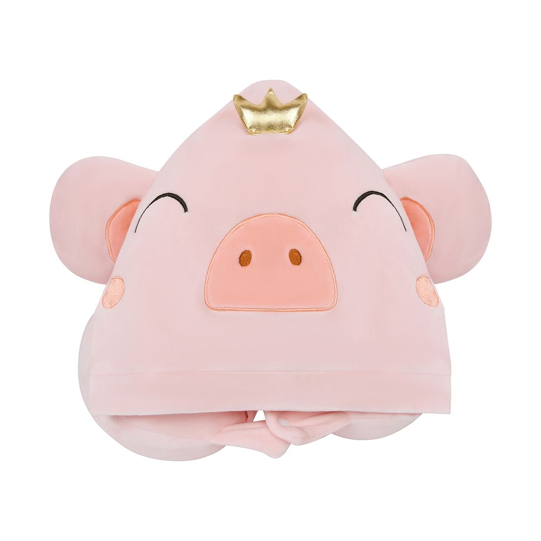 Cabin Crew Kids Pig Hoodie Neck Pillow, , scaau_hi-res