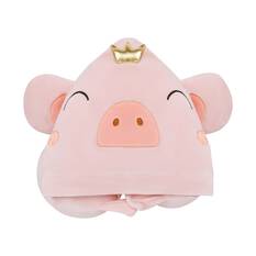 Cabin Crew Kids Pig Hoodie Neck Pillow, , scaau_hi-res
