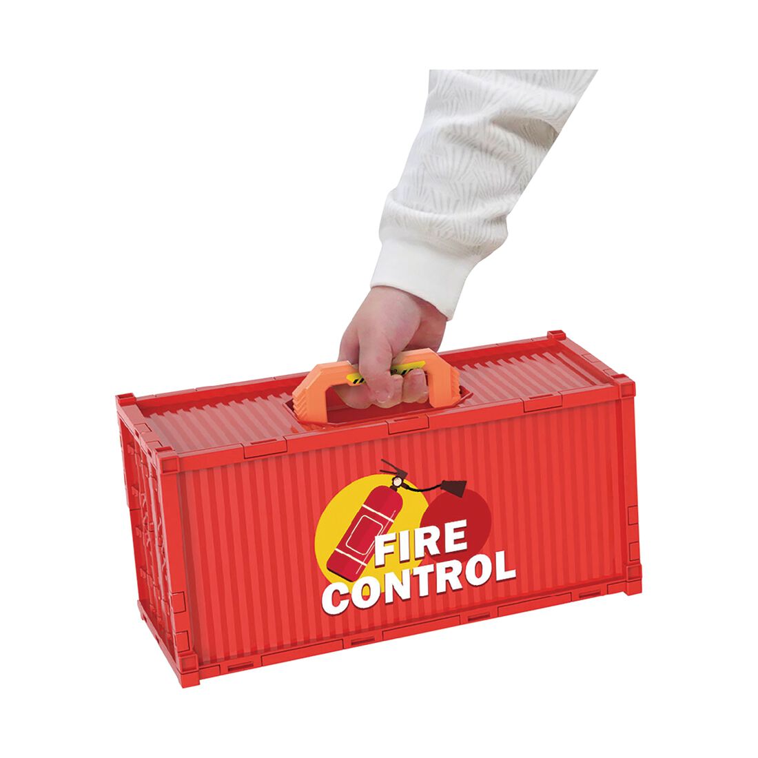 Fire Engine Container &amp; Parking Lot Toy Set, , scaau_hi-res