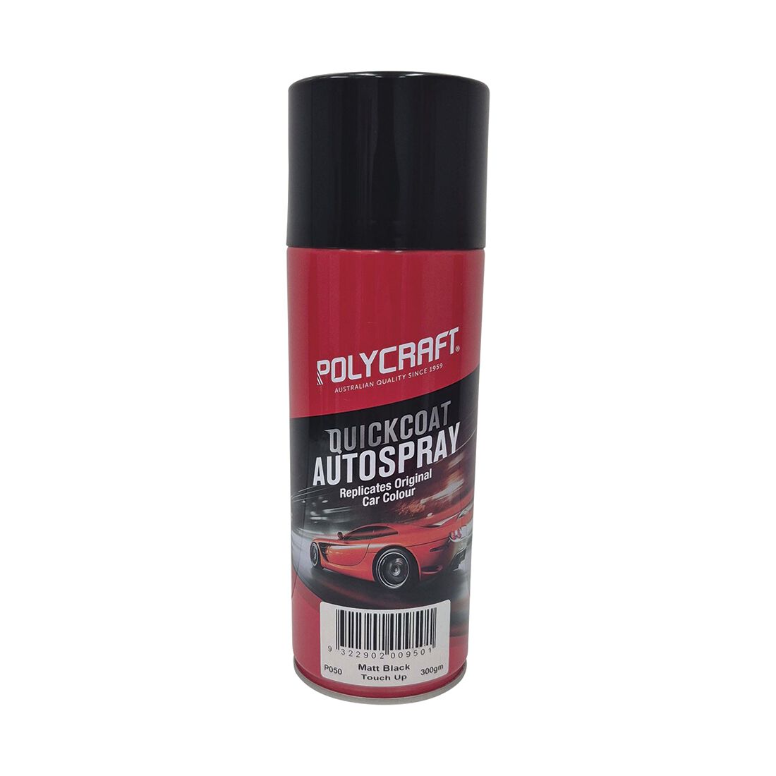Polycraft Touch Up Paint Matt Black PS112 300g, , scaau_hi-res