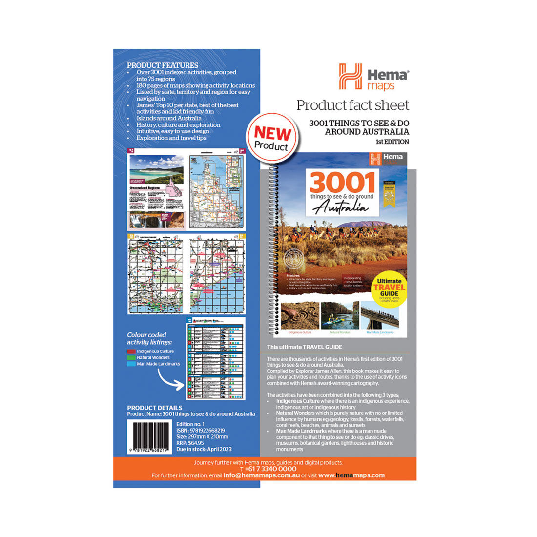 HEMA 3001 Things To See and Do Around Australia, , scaau_hi-res