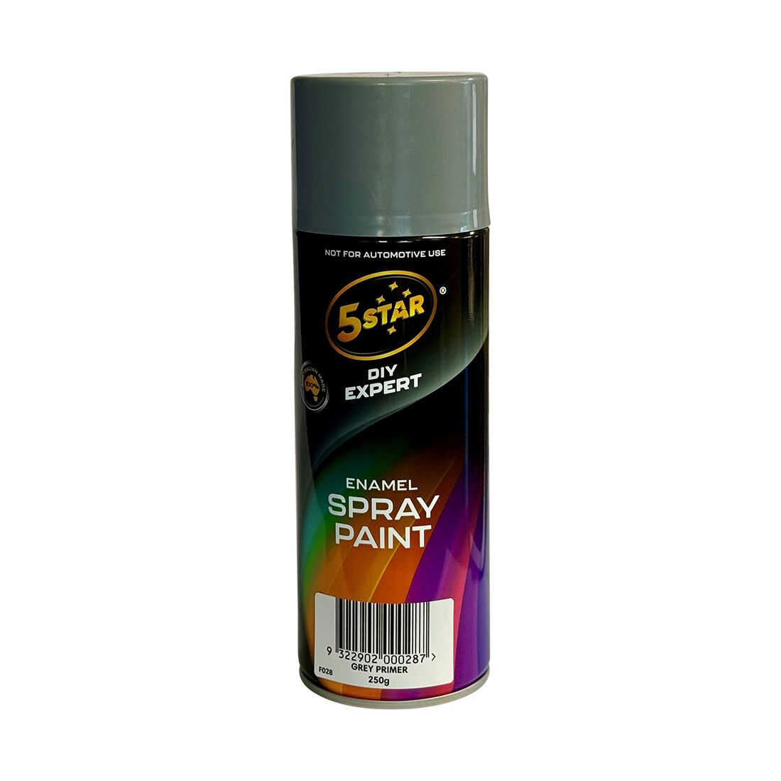 5 Star Enamel Spray Paint Grey Primer 250g, , scaau_hi-res