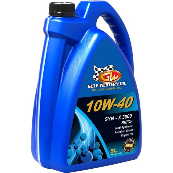 Gulf Western Syn X 3000 Engine Oil 10w 40 5 Litre Supercheap Auto