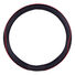 SCA Steering Wheel Cover Leather Look & Carbon Black/Red 380mm Diameter, , scaau_hi-res