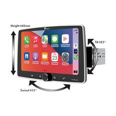 Aerpro 9" Floating Screen Apple CarPlay & Android Auto Monitor, , scaau_hi-res